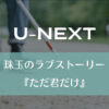 U-NEXT｜珠玉のラブストーリー『ただ君だけ』